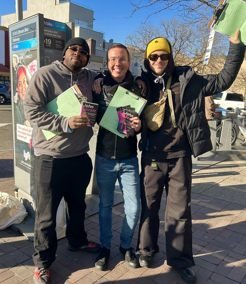 So much petitioning, so little time… Grateful for everyone who showed up for our day of action with @TeamAOC , especially my @NLC crew!! #astoria #jacksonheights