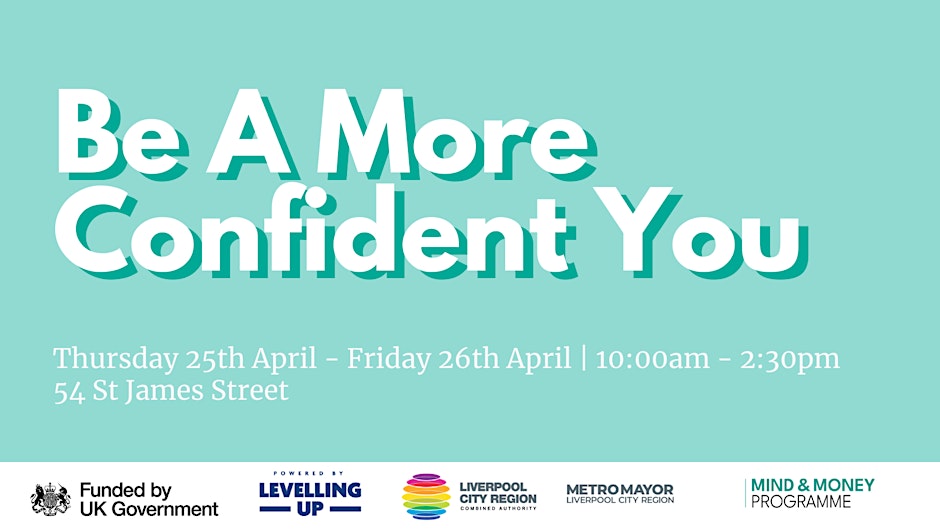 Feeling overwhelmed? Book onto our next 'Be A More Confident You' workshop now! We will cover how to: - Set boundaries and build resilience️ - Set a realistic budget - Achieve financial wellness 📅 25th - 26th April 📍@54StJamesStreet Join here 👇 eventbrite.co.uk/e/be-a-more-co…