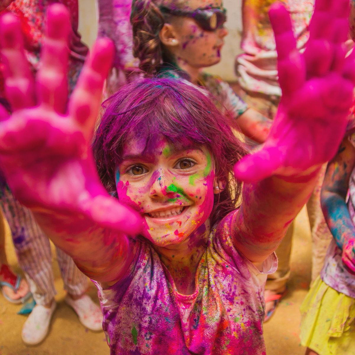 Happy #Holi to all who celebrate! As we embrace the festival of colors, let's also welcome the promise of new beginnings and shared happiness. Wishing everyone a day filled with joy, laughter, and togetherness. #Hellohumankindness