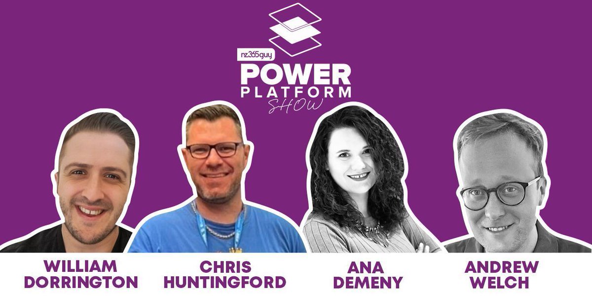 Join @ThatPlatformGuy, @AnaDemeny, @andrewdwelch and @WilliamDorringt! to explore tech ecosystems, transform your organization with data, and navigate Power Platform licensing. buff.ly/49W8lwt #PowerPlatform #PowerPlatformShow #nz365guy