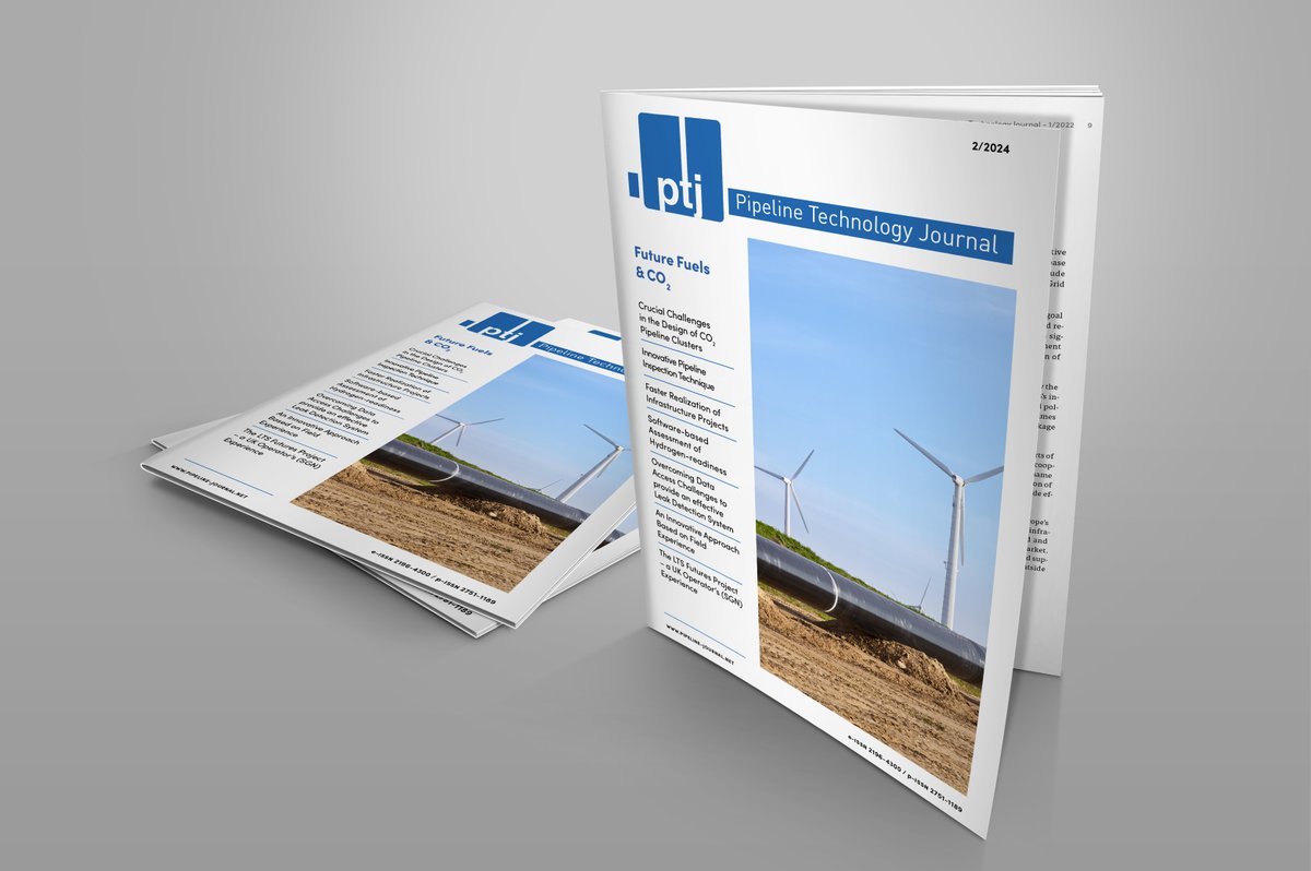 pipelinejournal's tweet image. 📢 The 1st Pipeline Technology Journal (ptj) in 2024 is out now!
Read online ▶️ pipeline-journal.net/journal/pipeli…
#pipelines #pipelinejournal #pipelinenews #newissue