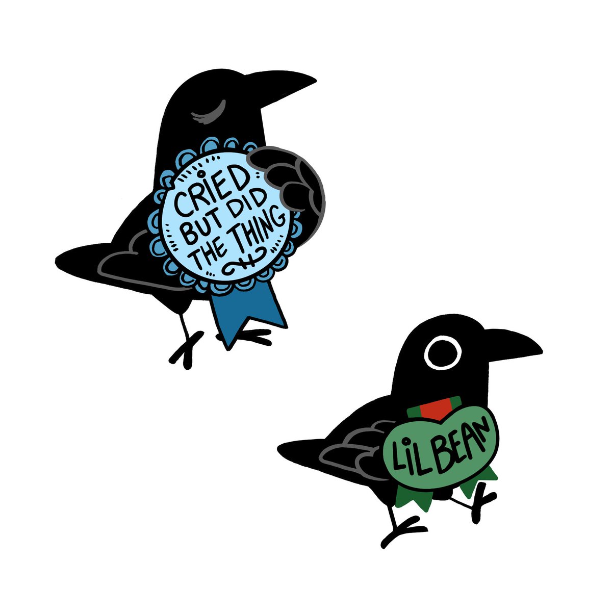 Secondlina's tweet image. New Crow Time 🏅🎀 [1/3]