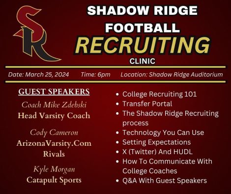 Recruiting Clinic today! No matter what age your player is it’s never yo early to understand the process. 6pm today!! Details below….