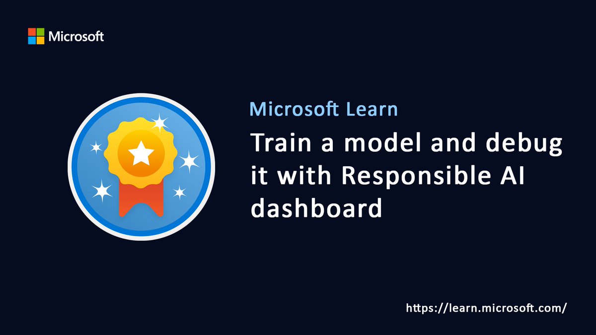 Ready to build a machine learning model or integrate one into your app? Learn how to debug your model to assess it for Responsible AI practices using the Azure Responsible AI Dashboard: msft.it/6012ckqeE