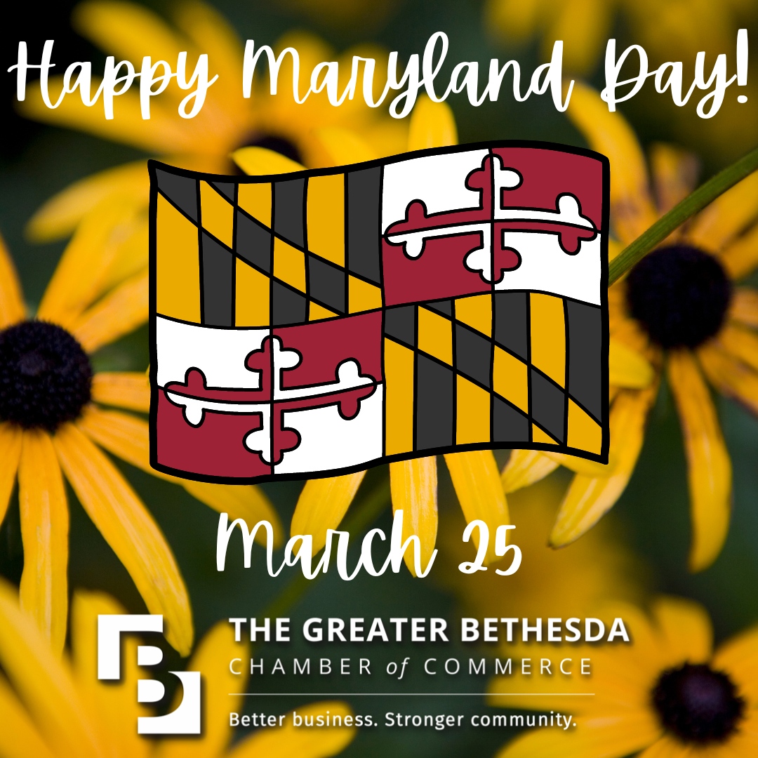 Happy #MarylandDay from #GBCC! #betterbusiness #strongercommunity #communityengagement #Supportlocal #businessdevelopment #Economicdevelopment #businessleaders #ChamberofCommerce #networking #Bethesda