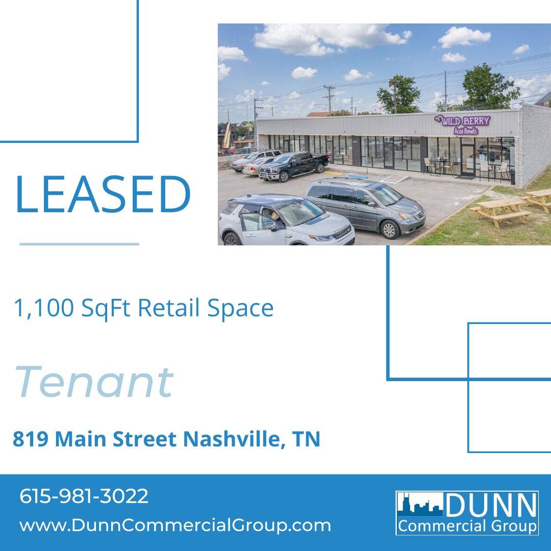 DunnCommGroup's tweet photo. WOW!!! This Lease took a lot of hard work, creativity, and determination, but we made it happen and it is perfect for them!! 🎉💙🎉We are SO excited for our client to move into this space in East Nashville!!! 🤩

#DCGCommittedToCommunity #NashvilleCRE #CommercialRealEstate https://t.co/zRA9FxwQLR