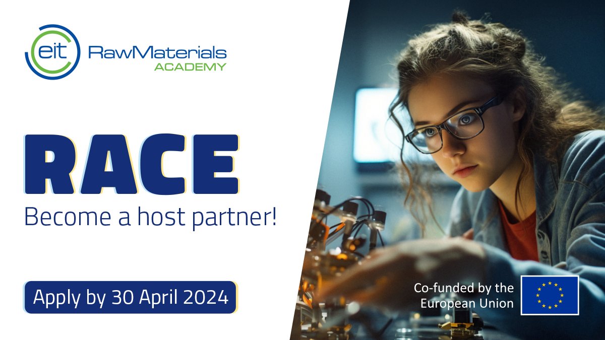 Introducing #RACE2024 (Raw and Circular Economy Expedition) - connecting industry leaders with emerging #STEM professionals. Calling companies to apply as one of the three host partners to directly engage with & mentor the talent. Email joinrace@eitrawmaterials.eu for details.