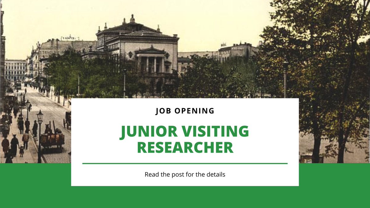📢 We invite applications for a two-year Junior Visiting Researcher position to study non-elite adherence to Polish nationalism in the Prussian partition between 1871 and 1914. 🗓️ Review of applications will start on May 1. Details: 👉 cutt.ly/Cw9Gf9Co