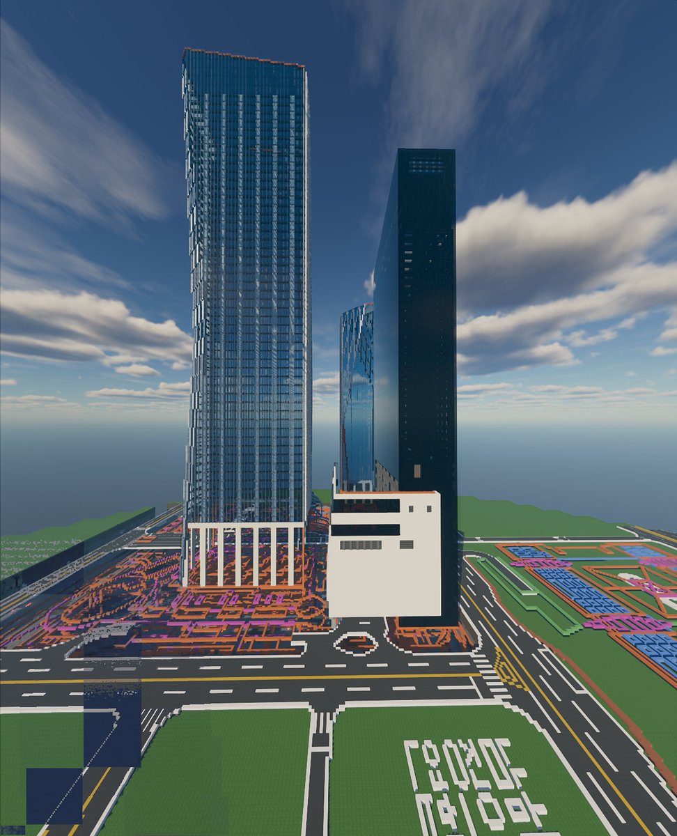 IFC Seoul 서울국제금융센터 #Minecraft #마인크래프트 #WIP #콘래드서울