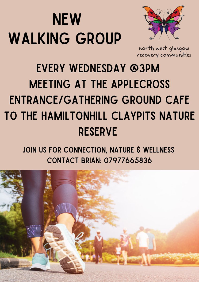 We have started a new walking group. On Wednesday afternoons at 3pm. 🌿🦋🫶
