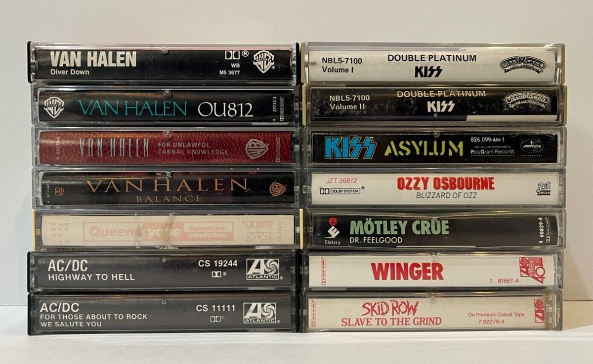 #HardRock #HeavyMetal #Cassettes #CassetteLot #HardRockCassettes #HeavyMetalCassettes #CassettesForSale #eBay #eBayStore #eBaySeller #Kiss #ACDC #VanHalen #Queensryche  #MotleyCrue #Winger #OzzyOsbourne #Ozzy #SkidRow #80sHardRock #jkramer2media

ebay.us/qzIQAG