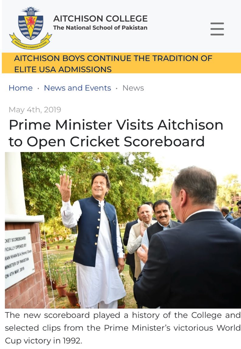 We used to be a proper Country 🇵🇰💔

#Aitchison
 #PrimeMinisterImranKhan