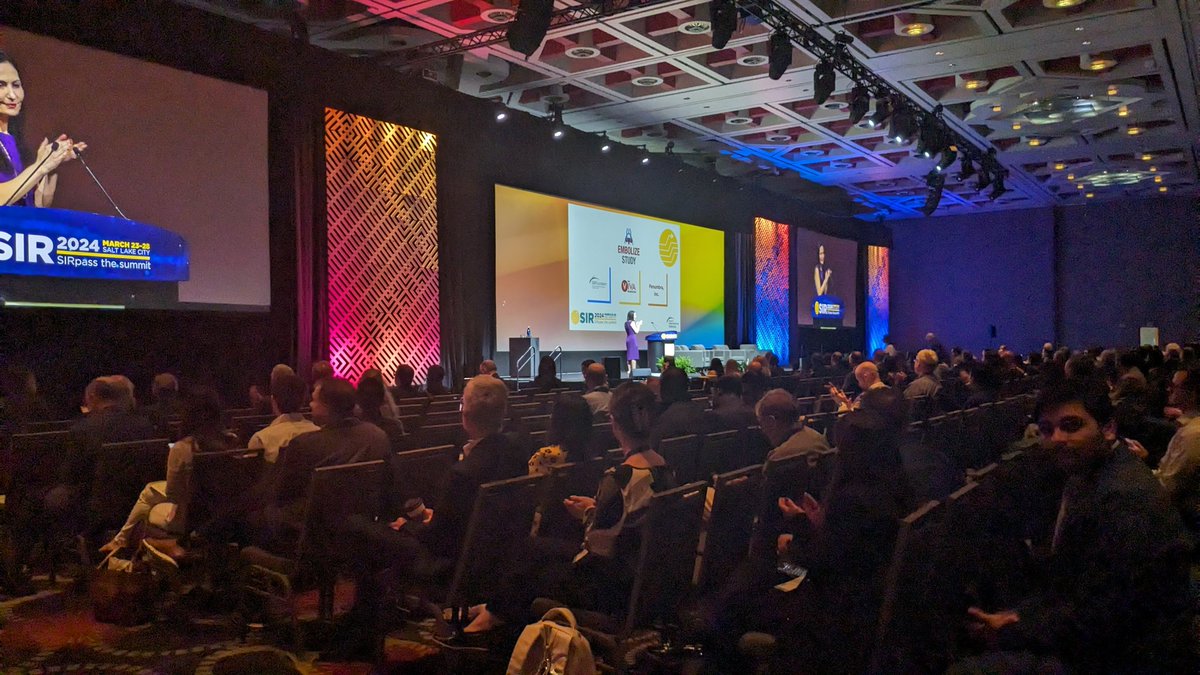 Society of Interventional Radiology (@sirspecialists) on Twitter photo #SIRFoundation: We are excited to announce #SIRFoundation, <a href="/VIVAPhysicians/">The VIVA Foundation</a>, & <a href="/penumbrainc/">Penumbra, Inc.</a> launched the EMBOLIZE trial today at #SIR24SLC!
This 1st-of-its-kind prospective RTC will study the effects of ovarian vein embolization in women experiencing chronic pain due to pelvic #SIRFoundation: We are excited to announce #SIRFoundation, <a href="/VIVAPhysicians/">The VIVA Foundation</a>, & <a href="/penumbrainc/">Penumbra, Inc.</a> launched the EMBOLIZE trial today at #SIR24SLC!
This 1st-of-its-kind prospective RTC will study the effects of ovarian vein embolization in women experiencing chronic pain due to pelvic