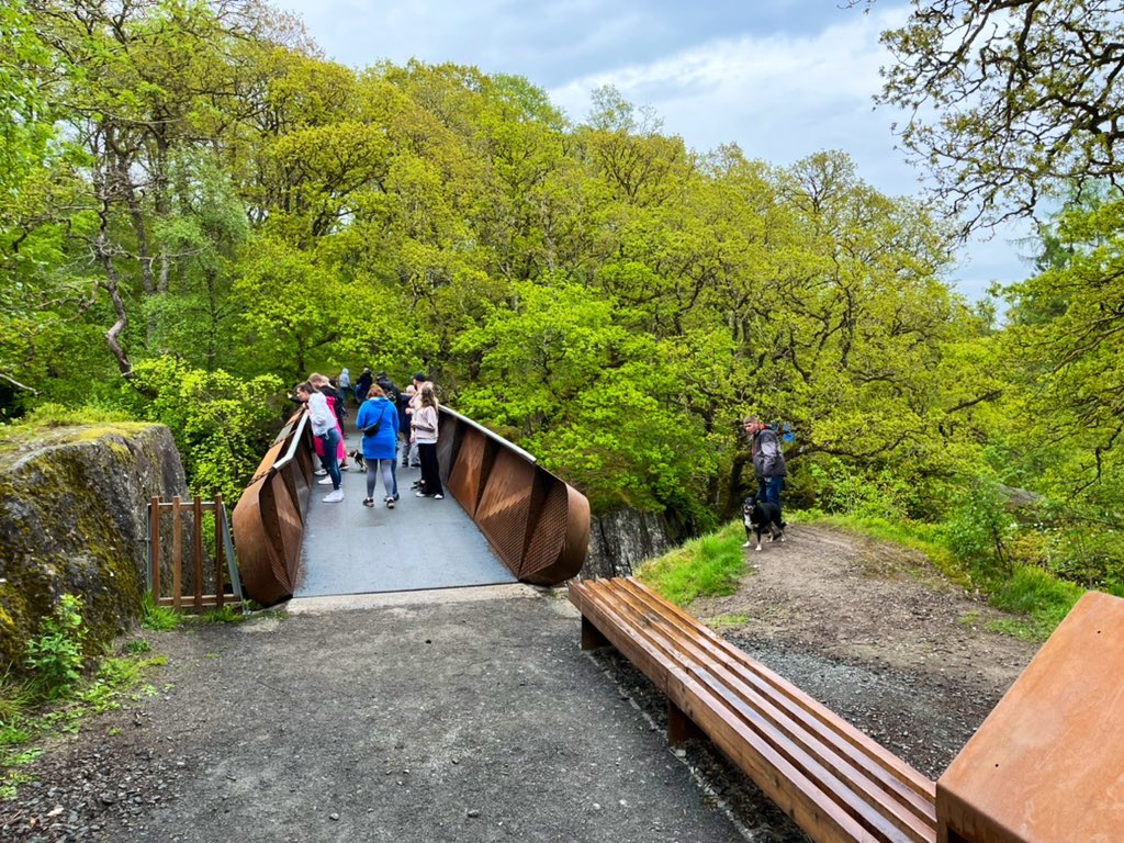 Delighted to hear the news that our new @lomondtrossachs Bracklinn Falls bridge has won a highly commended award at the 2024 @CTAwards Well done to @beamgrp @Cake_Structures and our NPA Place team. Well deserved recognition.