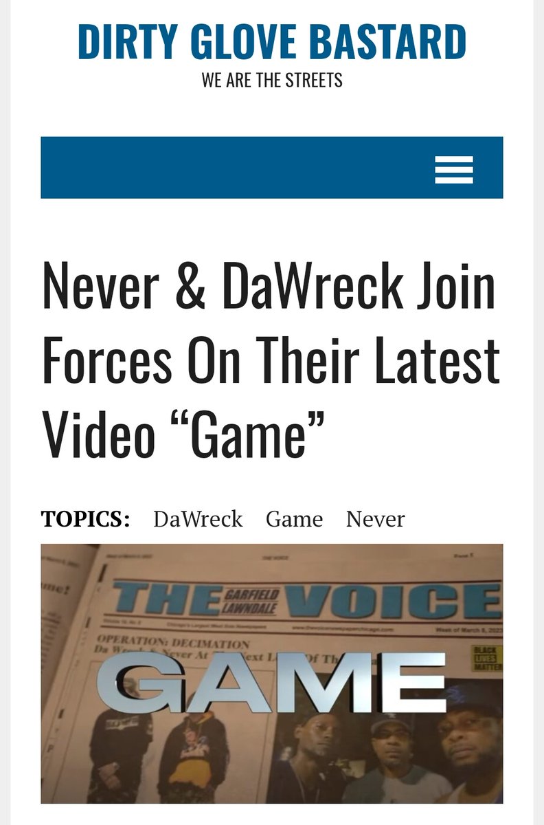 #NewVideo on @DGB_Media_ DaWreck (@Dawrecks) & Never - Game dirty-glove.net/never-dawreck-…