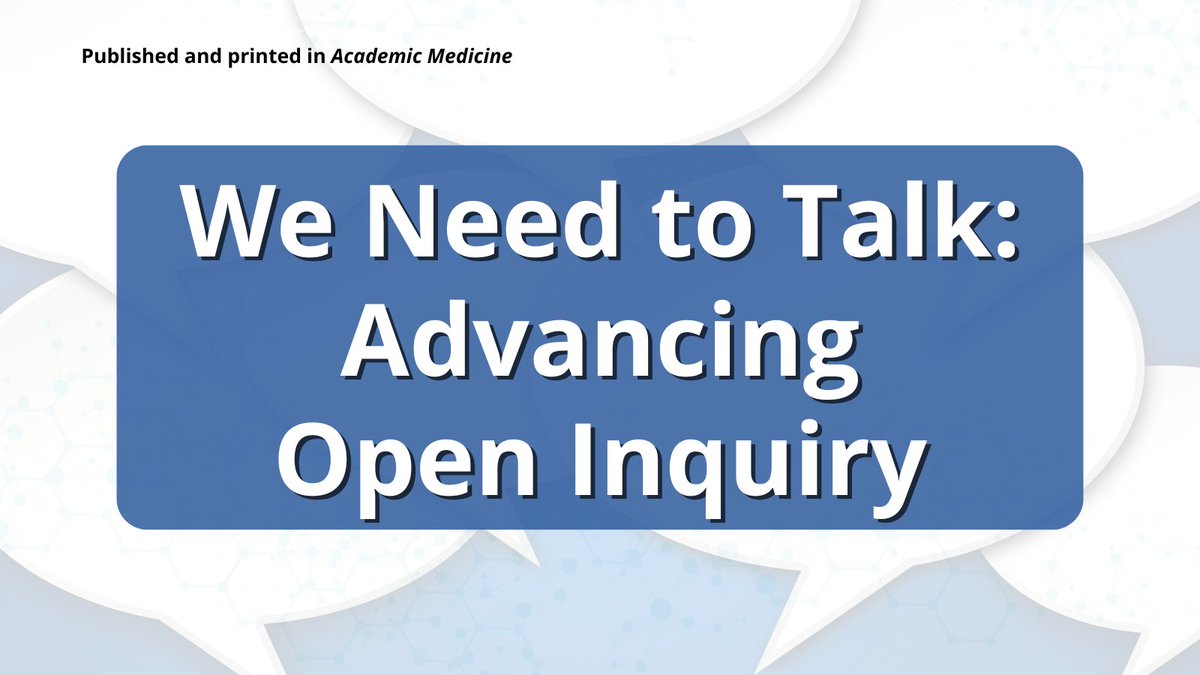 The @AcadMedJournal manuscript by the KNN’s Cheryl A. Maurana, PhD, and Christine K. Cassel, MD, is now available in print and open access online. Read about the importance of bridging divides through civil discourse in #MedEd and #AcMed: bit.ly/3sVcvEw