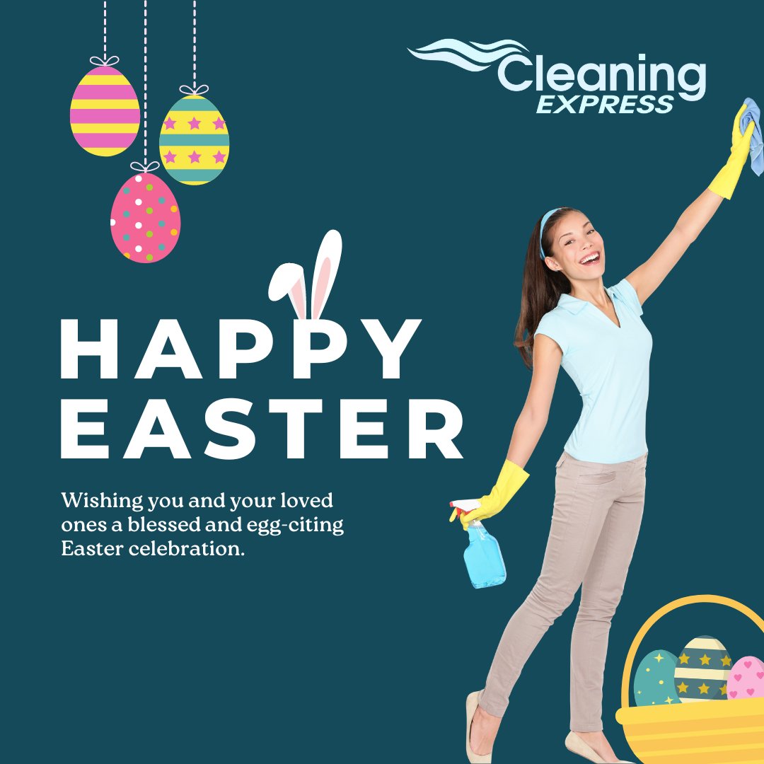 cleaningxpress's tweet photo. As spring blooms and the Easter bunny hops your way, we’re sending you warm wishes for a joyful Easter celebration!
May this special day bring you happiness and memories to last a lifetime. #cleaningexpress #cleaningexpresslondon #eastersunday #professionalcleaningservice https://t.co/WRUl7O8pHf