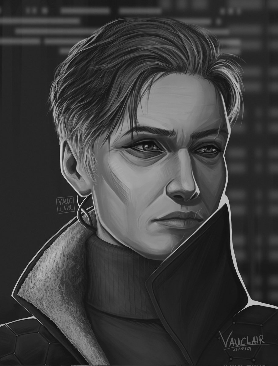 Portrait 1/30 - Walerya Wojnarowska (#Shadowrun OC)