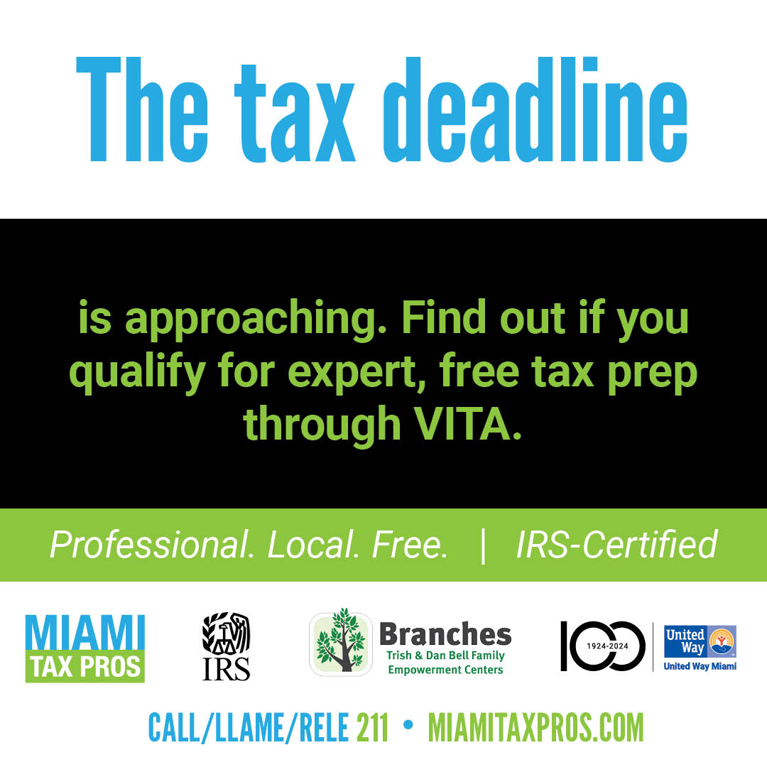 #MoneyMonday 💸 There is still time to file your #taxes in person or virtually for FREE. Don’t pay more money, claim what’s yours! ➡️ to learn more, visit: bit.ly/42rjmmA