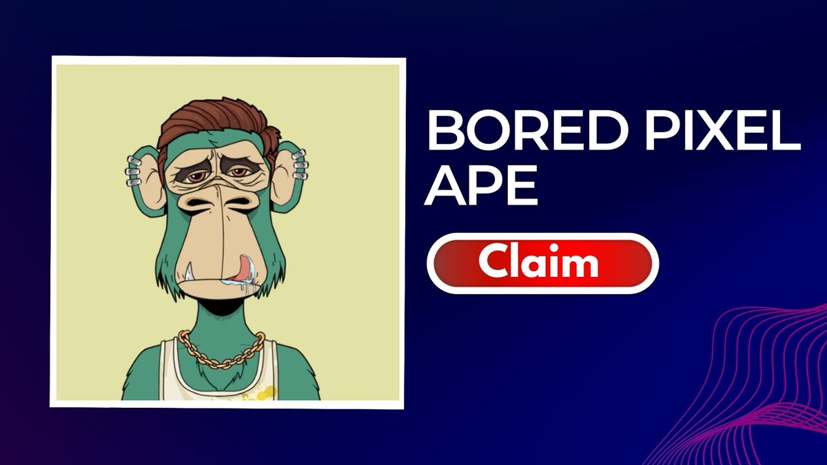 Bored Pixel Ape NFTs Mint Live 🎉

Join Giveaway ✅
Retweet ✅

👇GO👇
gleam.io/C18nk/bored-pi…