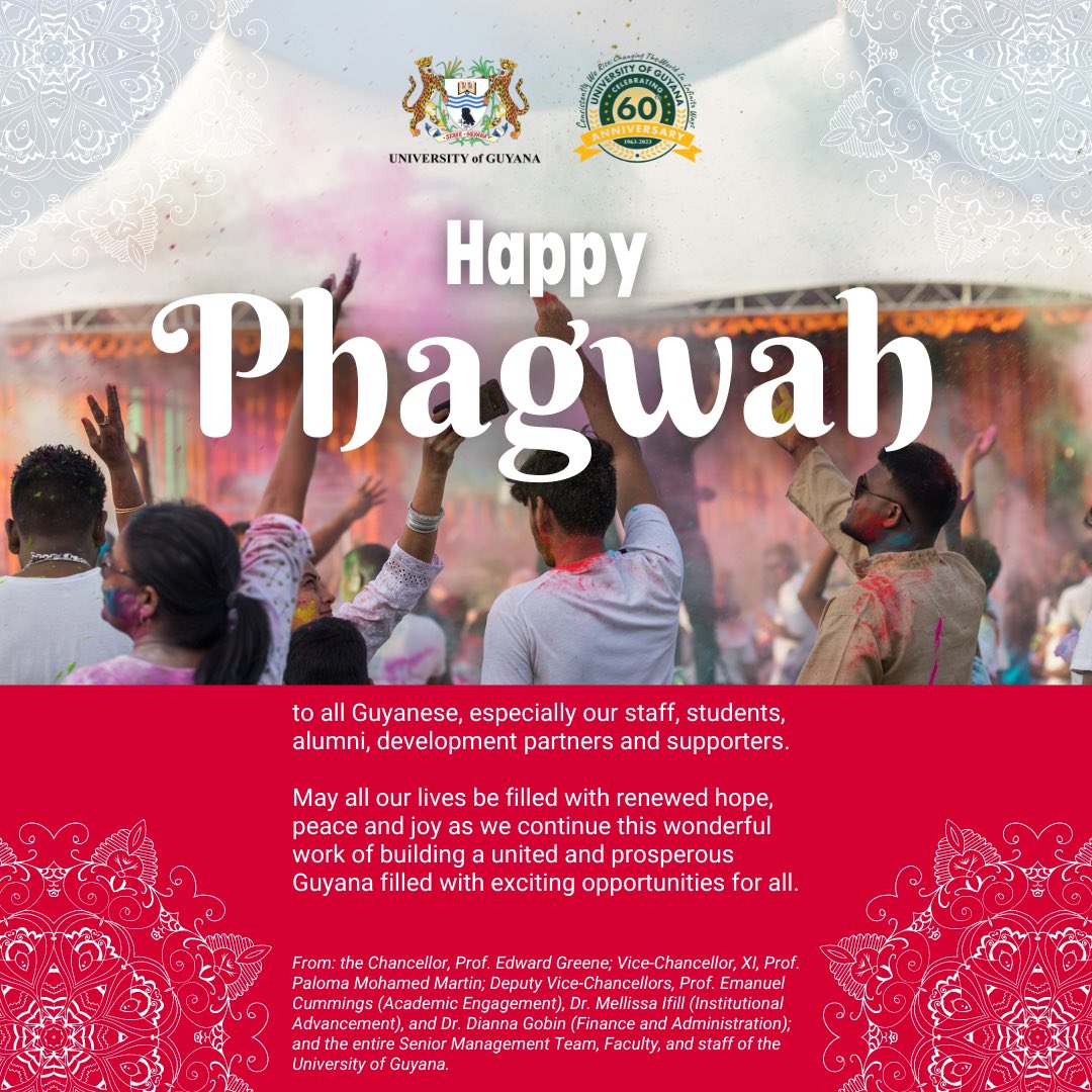 Happy Phagwah, everyone.