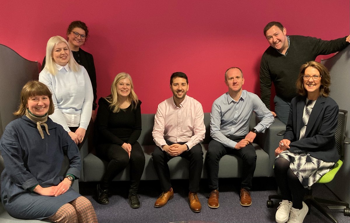The Glasgow Convention Bureau team are welcoming new Conventions Support Manager Liam today! 👋