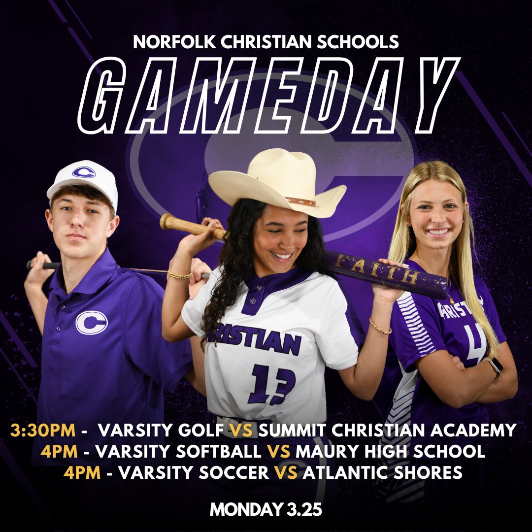 Your Ambassadors are back at it this week starting with Varsity Golf, Softball, and Soccer today 👏👏 Good luck to our athletes working on this Monday! Go Christian! ✝️ #ALLIN #TGBTG