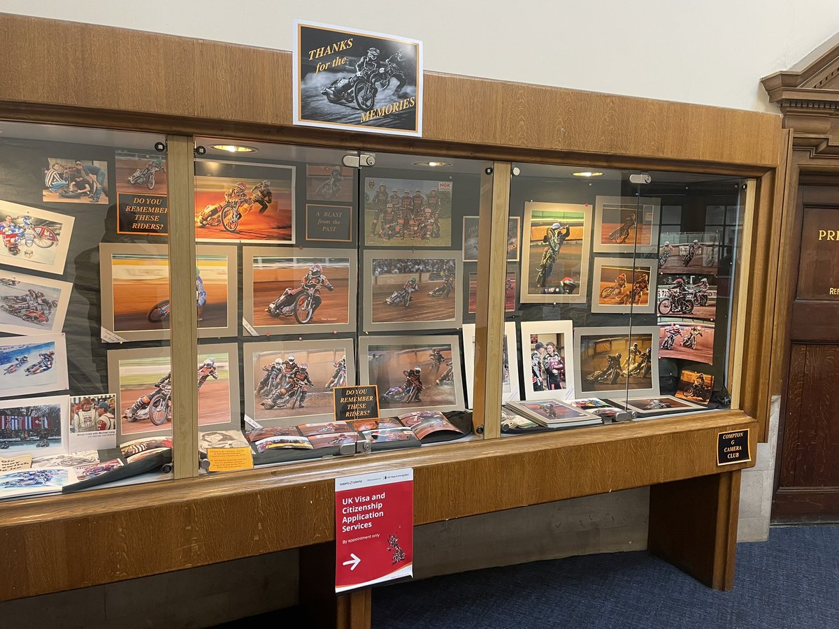 😍 It’s the last chance this week to see the excellent Wolves Speedway exhibition on the first floor of the Wolverhampton Library. Pop along and relive the memories. 📲 chng.it/86kKSJsyVv #SaveWolvesSpeedway | #Wolfpack 🐺🐾