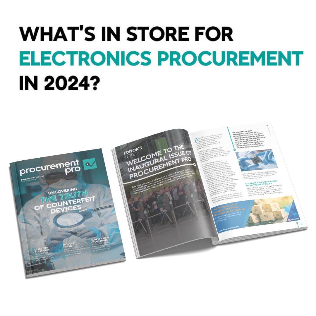 electronicspec's tweet photo. Have you read our new issue - Procurement Pro?
Access the magazine below 👇
https://t.co/hGdZvfdbAf
#ProcurementPro #Procurement #Magazine #Electronics https://t.co/VtZYsBqnYN