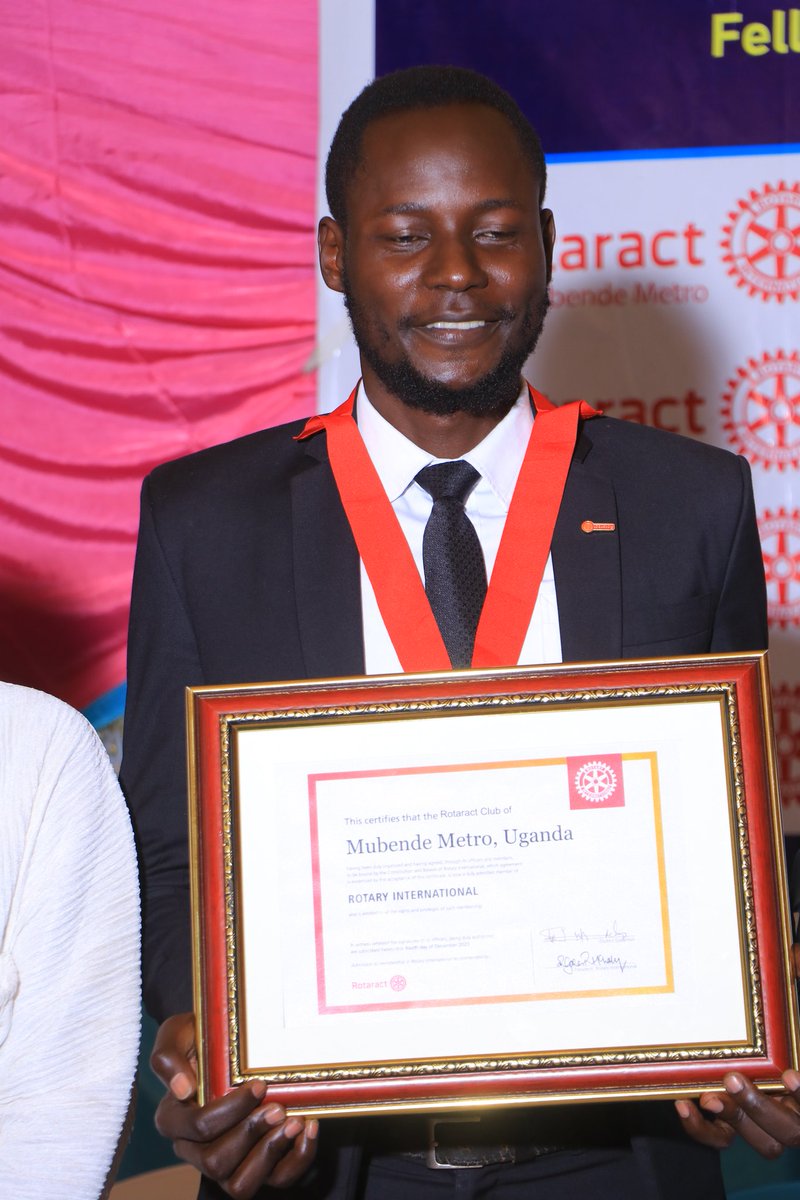 Installation and charter celebration of rotaract club of mubende metro....we want to thank all people who were part of this function and congratulations to the charter members for tremendous work