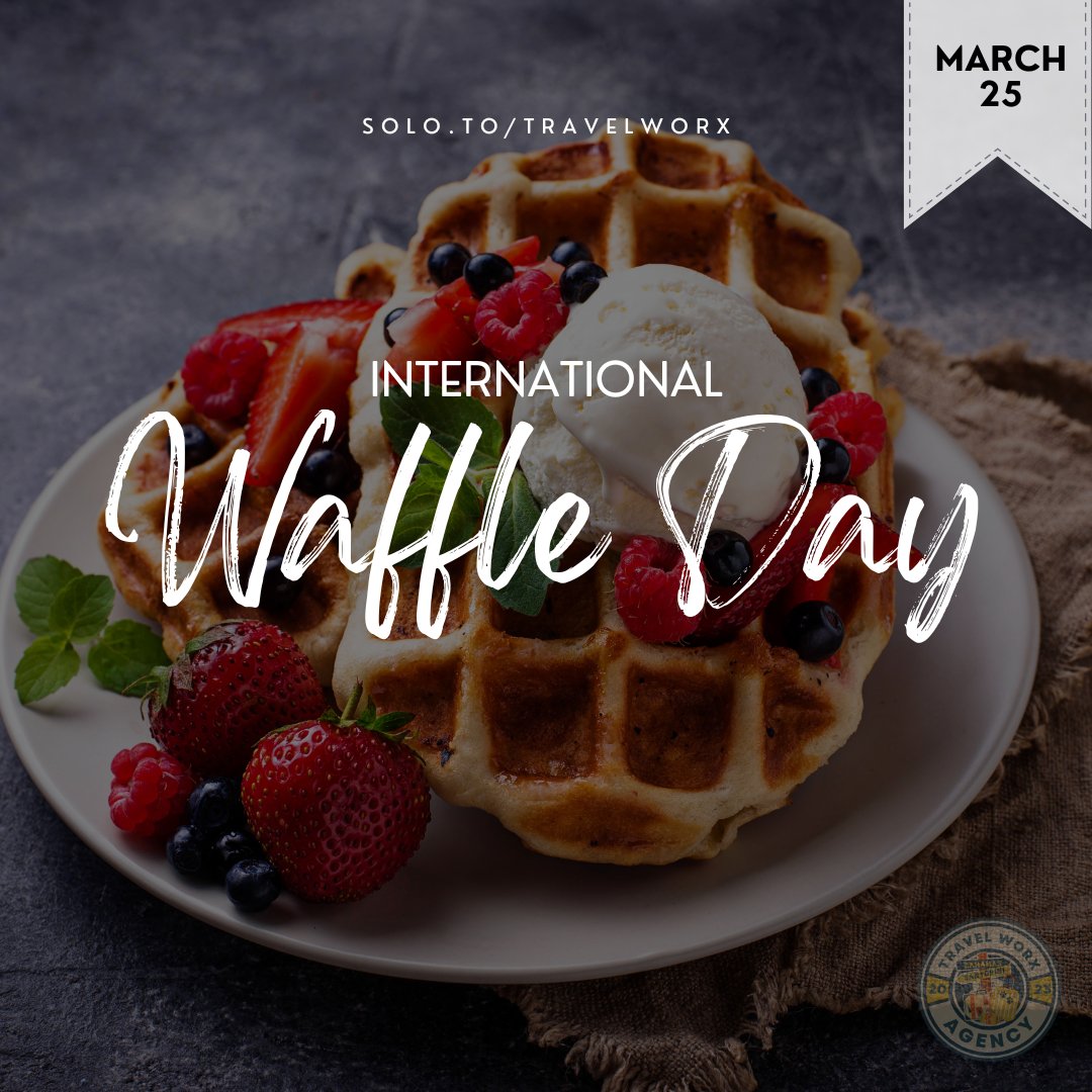 It's Waffle Day everyone! Let's Celebrate! What's your favorite Waffle Toppings? I personally love strawberries and vanilla ice cream! #WaffleDay