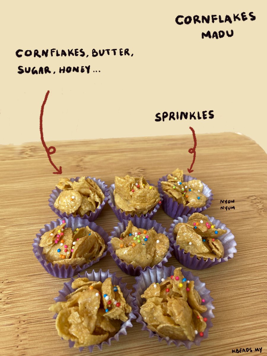 Cornflakes madu✨ My sister make this, Rm10 satu balang!! Please help me rt, thank you!!