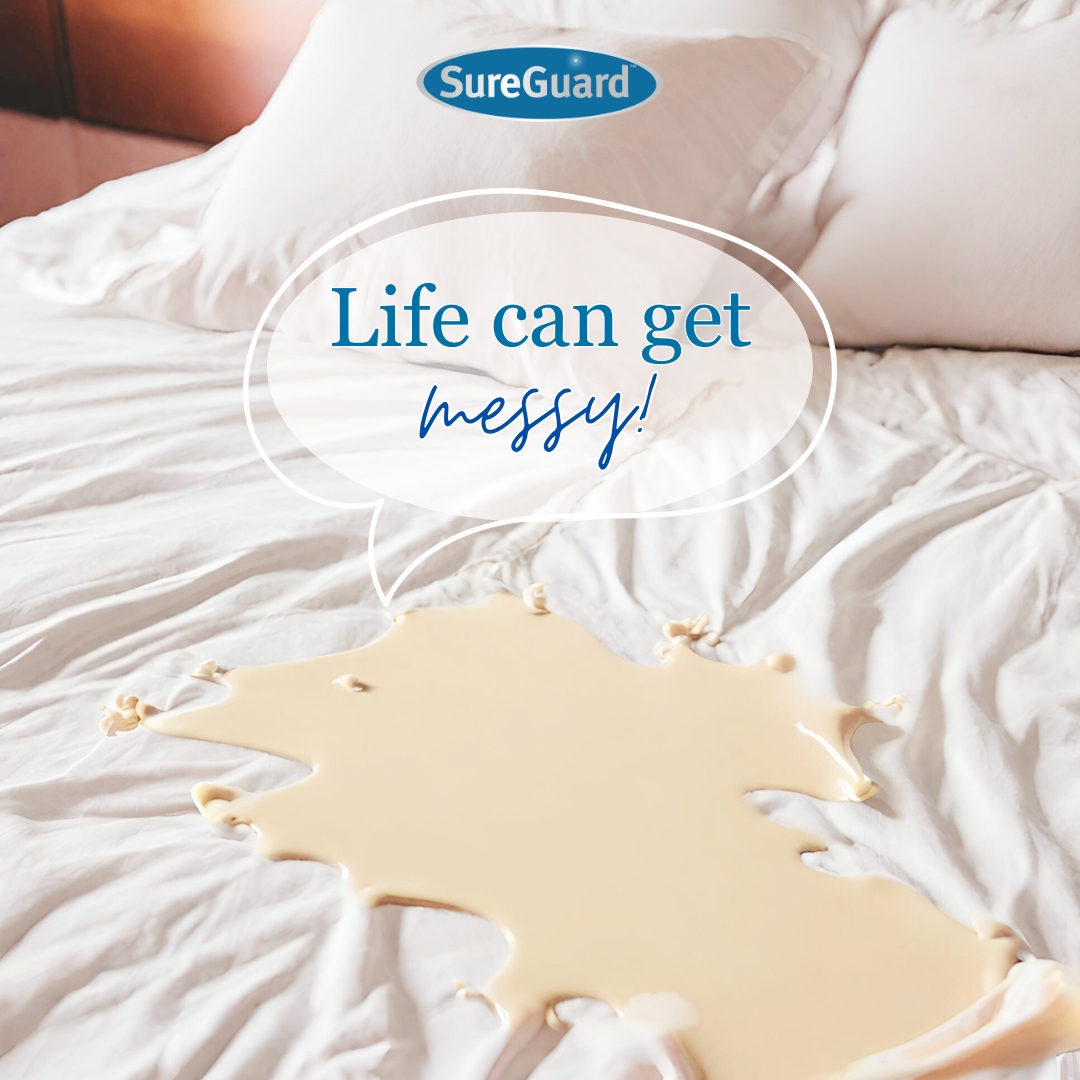 _sureguard's tweet image. Life can get… messy! 👀

Protect your mattress from spills and stains with our Mattress Protectors. They are waterproof, preventing any liquids from seeping into your mattress. 💤

Order yours: tinyurl.com/sureguard32 

#mattressprotector #mattressprotectors #beddingtips