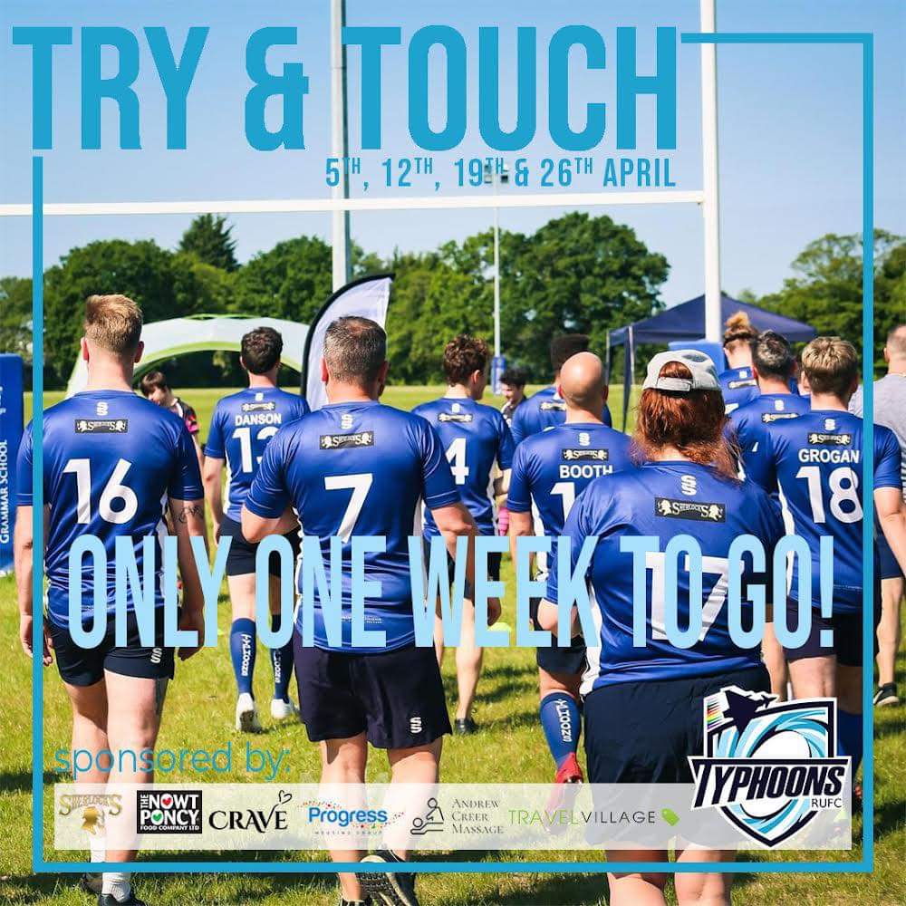 🌀Typhoons Try & Touch🌀 Have you always wanted to start a sport but unsure where to begin? Why not give Touch Rugby a try? Register here: tinyurl.com/tryandtouch24 🌟No previous experience is required!🌟 #inclusiverugby @RugbyHoppers @LancsLGBT @LGBTOutintheBay