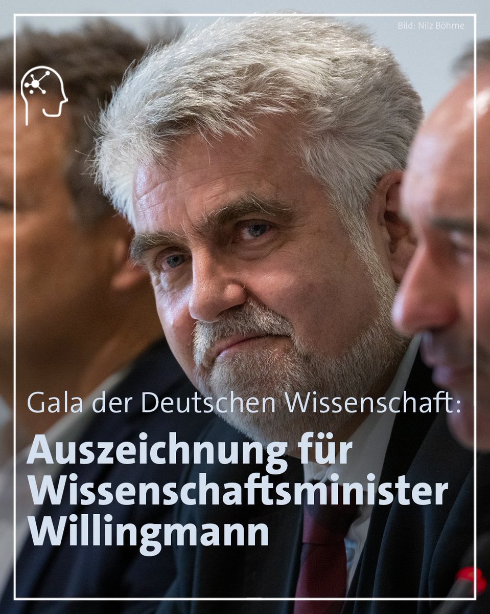 Der @DHV_Tweet wird am Montagabend Wissenschaftsminister @WillingmannA im Rahmen der Gala der Deutschen Wissenschaft im Berliner Konzerthaus am Gendarmenmarkt als „Wissenschaftsminister des Jahres“ auszeichnen. Die Auszeichnung geht zum 3. Mal an den Minister aus #Sachsenanhalt.