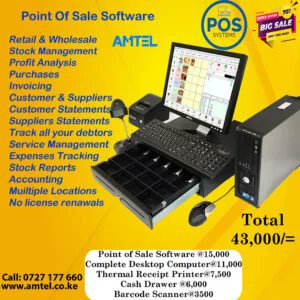 amteltech's tweet photo. 📞0727177660 Shop>> https://t.co/Mch8PQDn6X
Whatsapp>> https://t.co/5rckRYPBfR
Point Of Sale &amp; Stock Management Software ⚡️⚡️

#POS #Nairobi #kra #mpesa #invoice https://t.co/qUFDjyWfQh