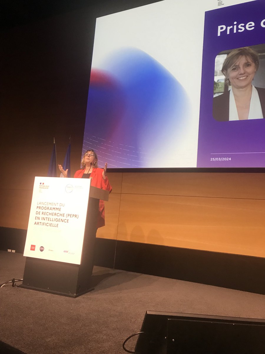 Heureux d’accueillir à Grenoble la Ministre de l’Enseignement supérieur Sylvie Retailleau pour le lancement du programme de recherche en Intelligence artificielle . IA embarquée,IA frugale, IA décentralisée la recherche est déjà lancée autour de projets prometteurs .