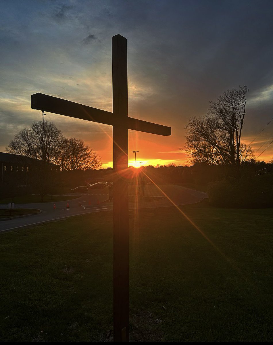 It’s Holy Week!

May the cross remind us Jesus paid it all &amp; 3 days later he rose &amp; lives today.

Join us on Easter to hear the resurrection story of Jesus. If you’ve heard &amp; believe, praise God. If you’ve never heard or don’t believe, it can change your life.