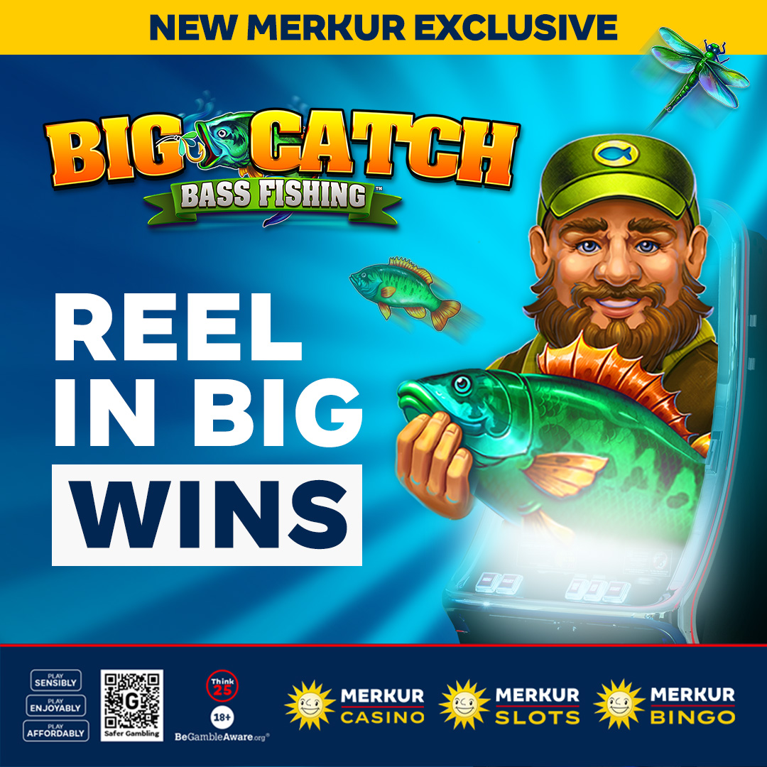 MERKUR Casino UK on X: Make a splash with Big Catch Bass Fishing