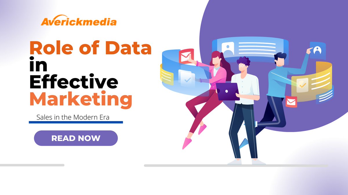 The Role of Data in Crafting Effective Marketing averickmedia.com/blog/the-role-… #marketing #database #data #sales #salesforce #crm #leads #leadgeneration #emailmarketing #digitalmarketing #business #averickmedia