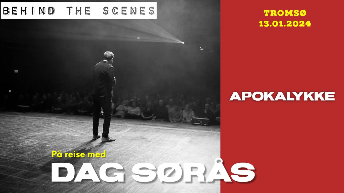 CiViX's tweet image. Nå ligger de fire første videoene mine fra fotoreisen sammen med @dagsoras  på hans #Apokalykke-turné ute på min #Patreon. 

Se "behind the scenes"-materiale, samt en forhåndstitt av noen av bildene mine. Videoer fra Sognal, Førde, Drammen og Oslo kommer etter påske.