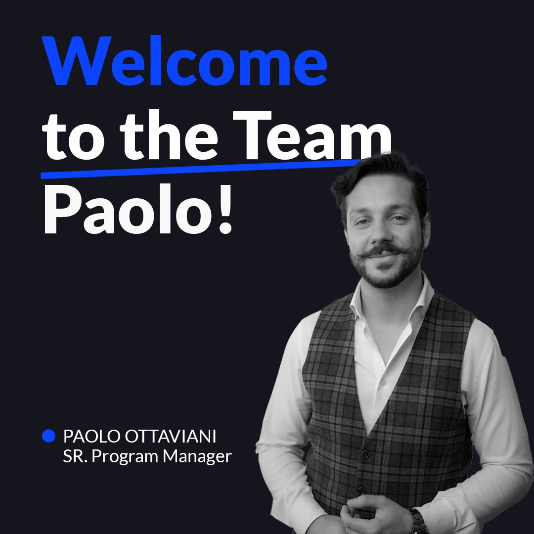 Say hello to Paolo, the latest rockstar to join our team! 🎸 Your talent is the wind beneath our wings, lifting us to new heights of innovation. 🌟 🎉 Welcome to the team! Let's soar to new successes together!