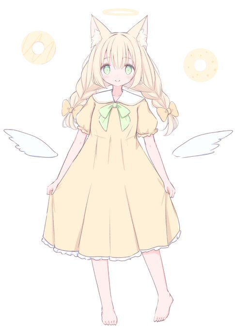 「long hair mini wings」 illustration images(Latest)