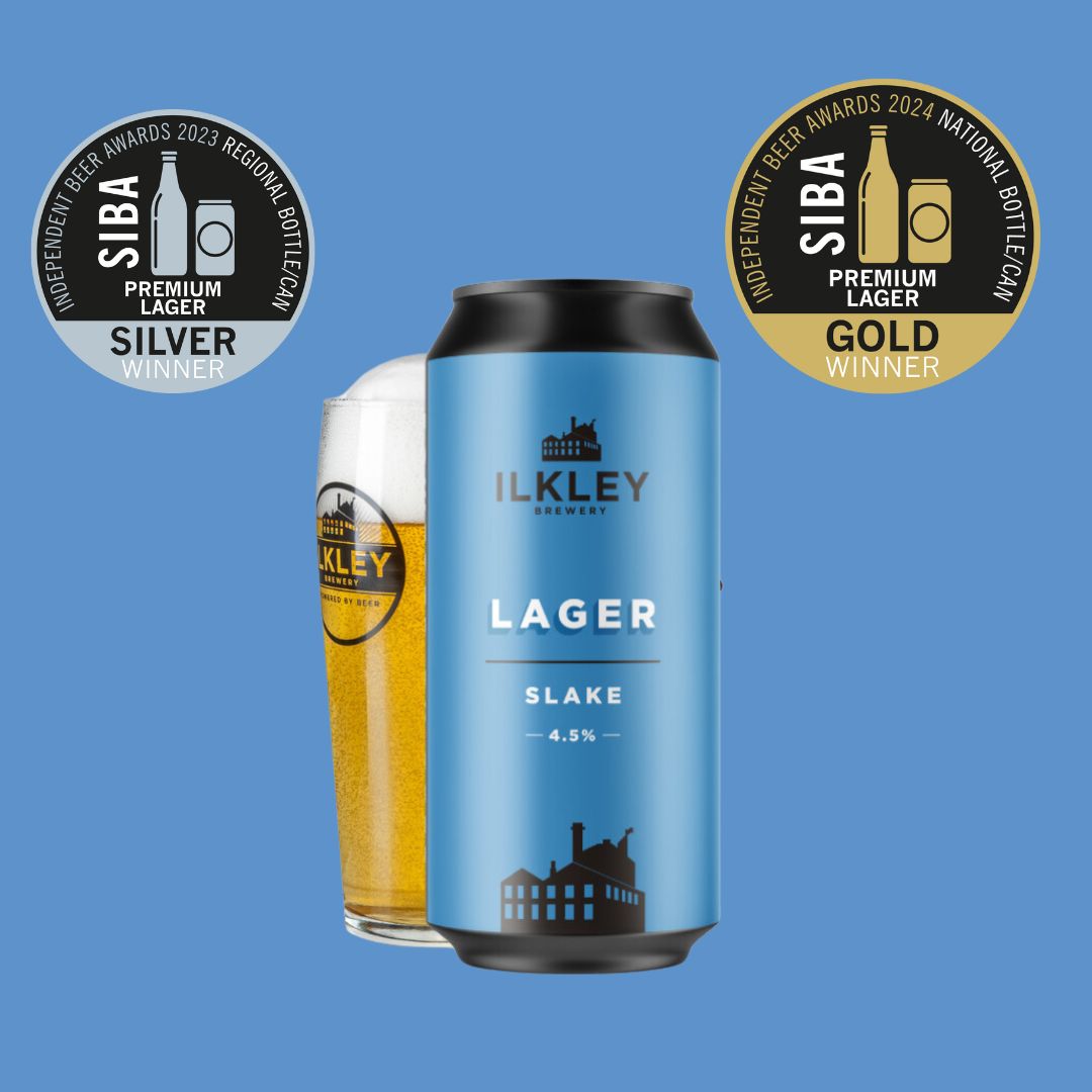 Guess what's being canned today....🙄 Yup, crushable Tallboys of our lager, Slake - fresh from the tank, and fresh from winning the Best Premium Lager in UK award 🏆 #yorkshirelager #yorkshirebeer #uklager #ukbeer #ilkleybrewery #ilkleybeer #poweredbybeer