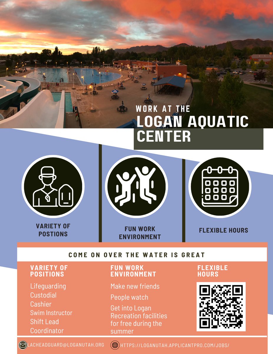cityoflogan's tweet image. Apply NOW at loganutah.applicantpro.com/jobs/ #loganutah #WeAreParksAndRec #workforus