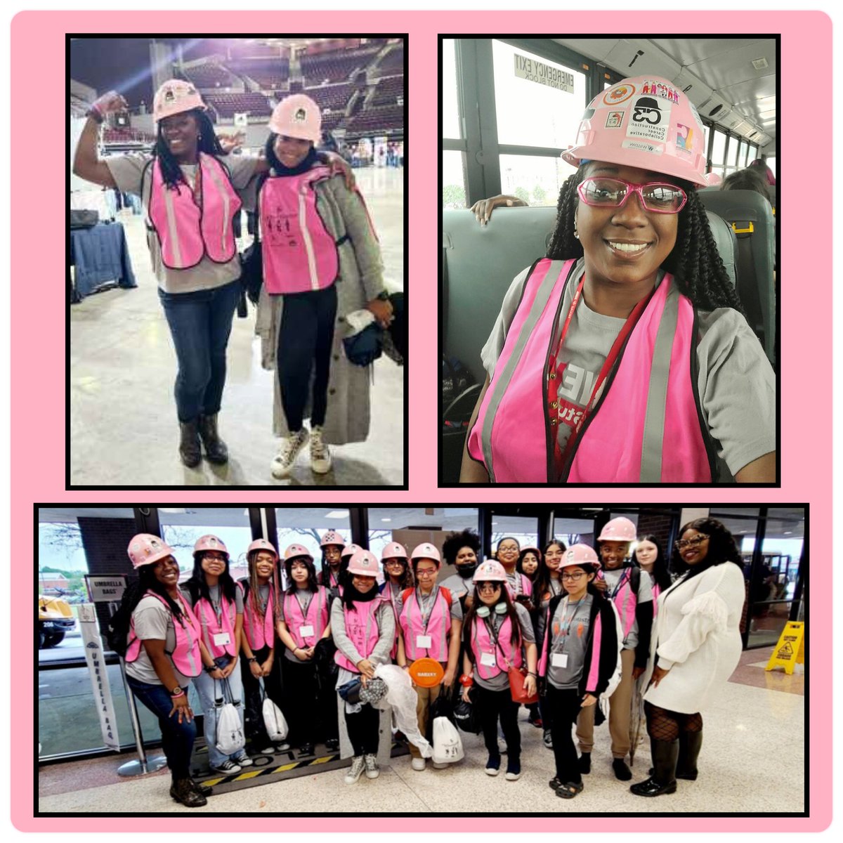 Davis9_AISD's tweet photo. #SHEbuildsHouston was an amazing experience for our D9 ladies that attended with their Engineering instructor @ClaytonCre8ed! Being around other female leaders in the industry has inspired and motivated them to visualize the possibilities for their future. #mindset #empowerment https://t.co/7m5e5fLFNV