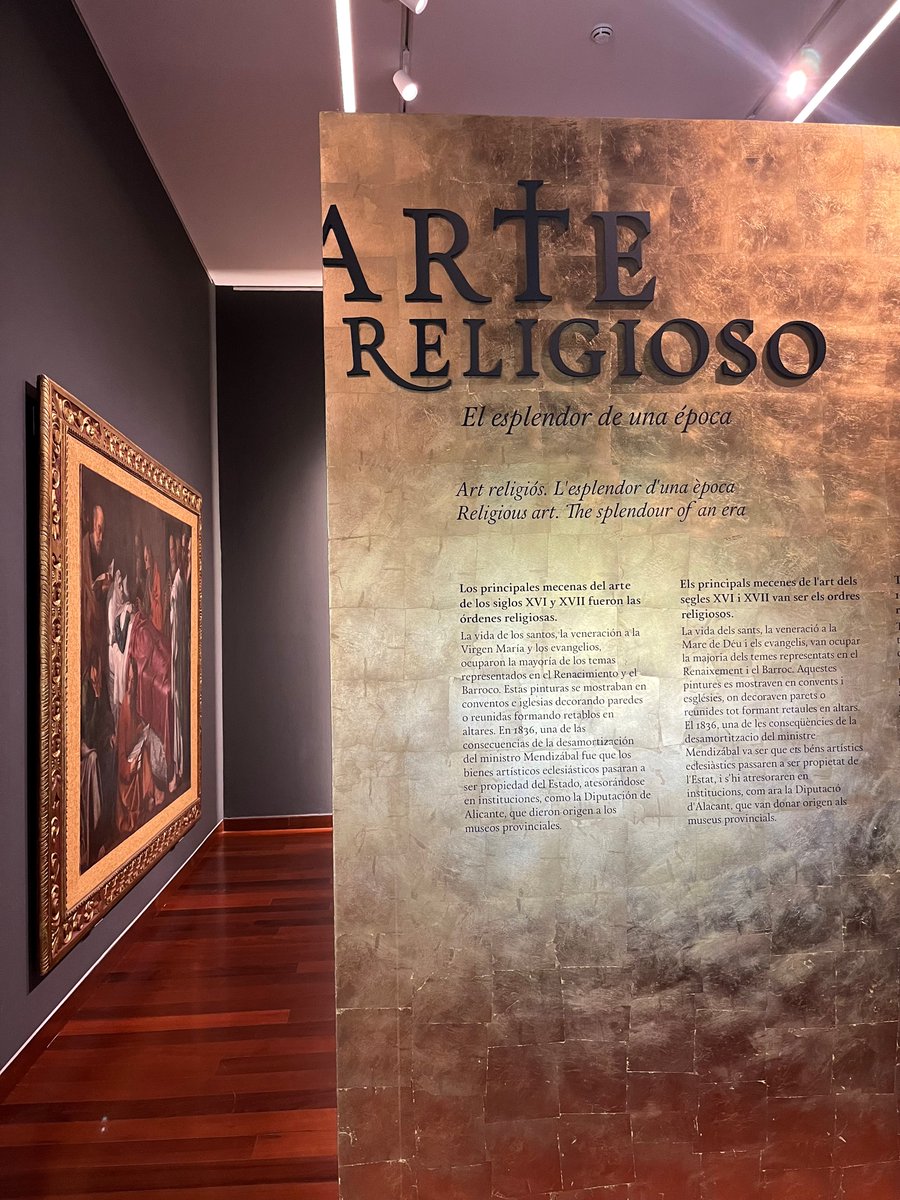MuseoMUBAG's tweet photo. En estos días de Semana Santa, os animamos a visitar el #MUBAG y conocer el espacio dedicado a una selección de obras religiosas con autores del siglo XVI y XVII, como son Nicolás Borrás y Jerónimo Jacinto de Espinosa, en nuestra exposición “El siglo XIX. La colección a la luz” https://t.co/mXL6b41V3d