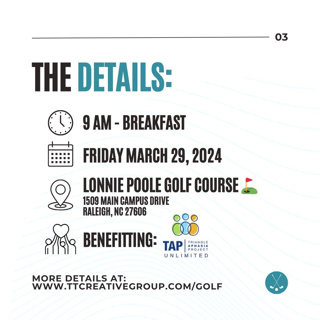 Get ready to tee off at our 7th annual #Golfing For Good Classic Friday, March 29th! Thanks to our sponsors for their support. Together, we’re driving change & giving back to the community through @TAPUnlimited. Join us as we make a meaningful impact—one swing at a time💙⛳️