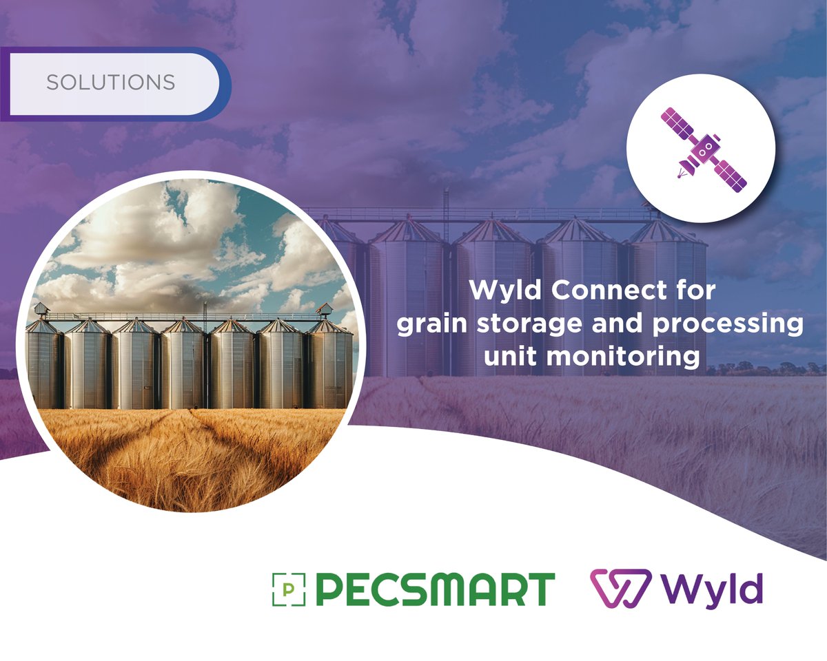 @WyldNetworks partners with PecSmart to deploy Wyld Connect in Brazil. Revolutionizing grain storage monitoring with #satelliteIoT connectivity, enhancing productivity in agro-industry. Read more: wyldnetworks.com/press-releases… #AgriTech #Innovation