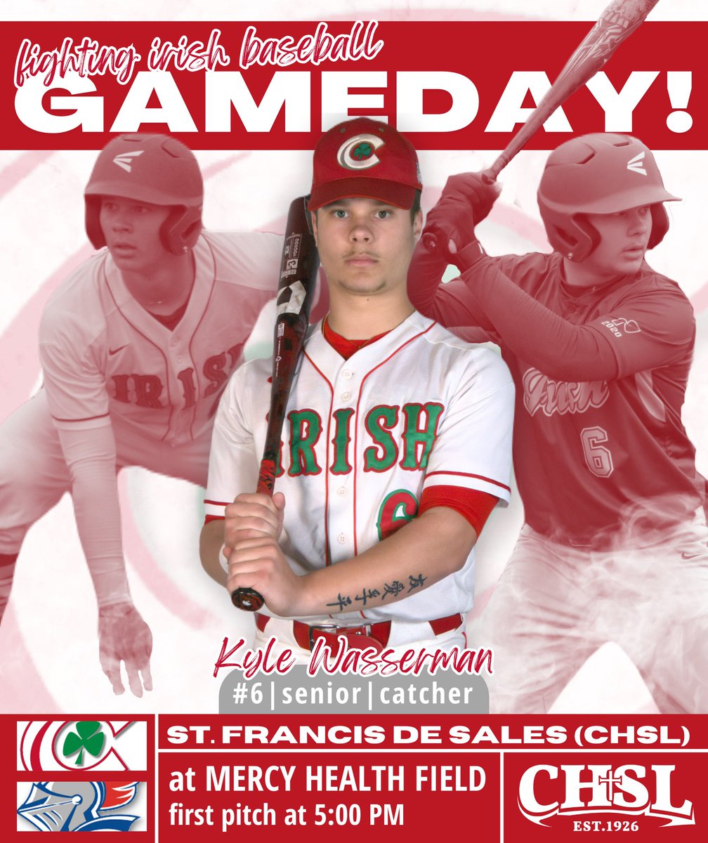 🚨WE PLAY BASEBALL TODAY🚨 Home opener against @SFSAthletics this afternoon. First pitch at 5:00 PM! ☘️⚾️